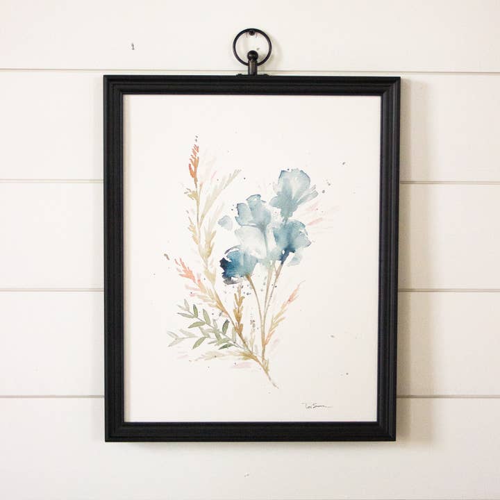 Loose Floral No. 1 Watercolor Art Print for wholesale by Tori Denae Art