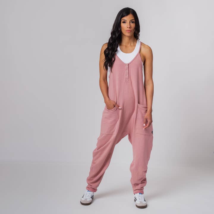 Women's Tank Romper - Blush for wholesale by RAGS