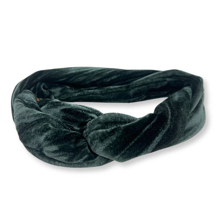 Maxi Bandeau « Velvet Green » pour la vente par Hairjewelz by Elle