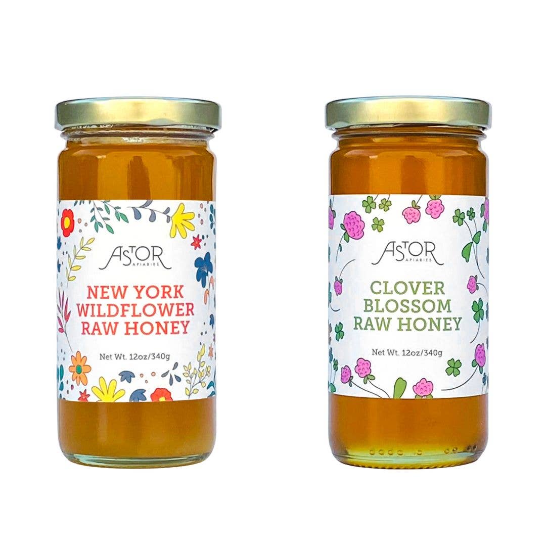Astor Apiaries - Wholesale Honey - 2-Varietal Raw Honey Case5