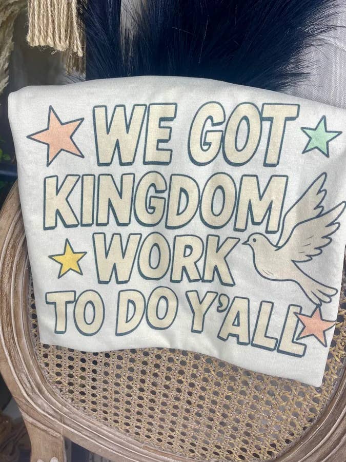 We got kingdom work to do (Gildan Tee) for wholesale by 1/2 Penny Wholesale