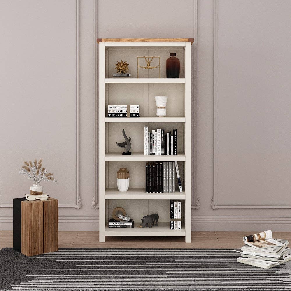 Greener Valley Trading - Wholesale Bookcase - Arise-Sun Solid Wood Tall Bookshelf27