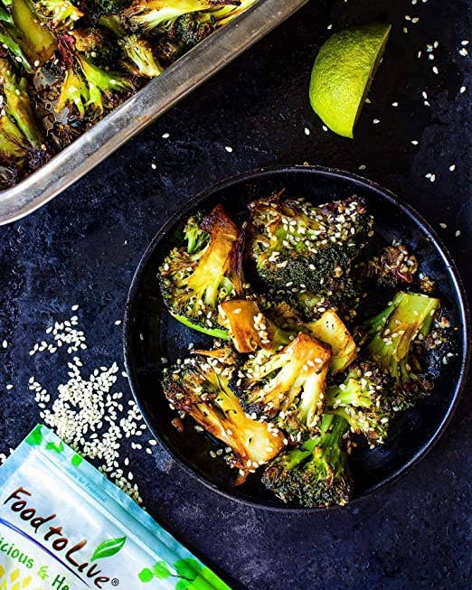 Food To Live - Vente Graines - Graines de sésame décortiquées biologiques — Graines de sésame blanches crues entières3