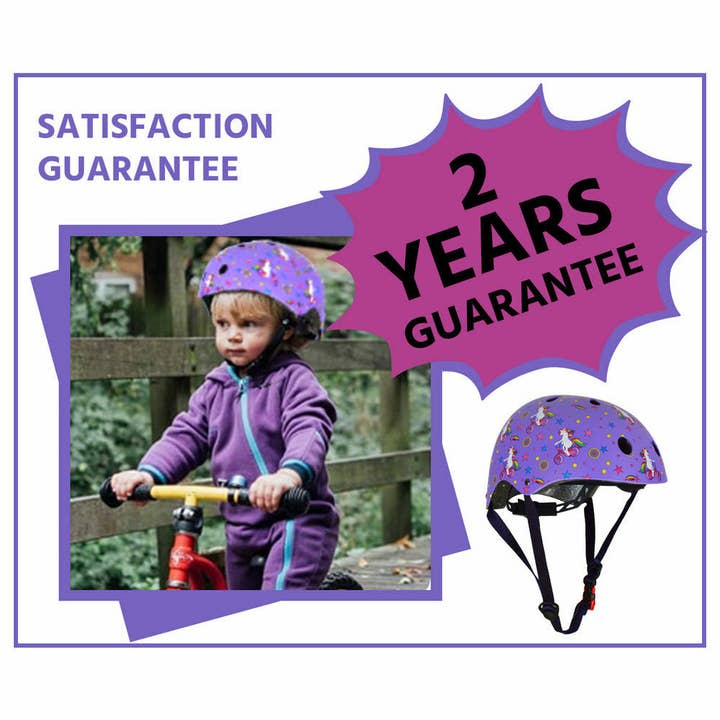 Kiddimoto - Vente Vélo et trottinette – enfant - Sparkle & Safety : casque licorne pour enfants5