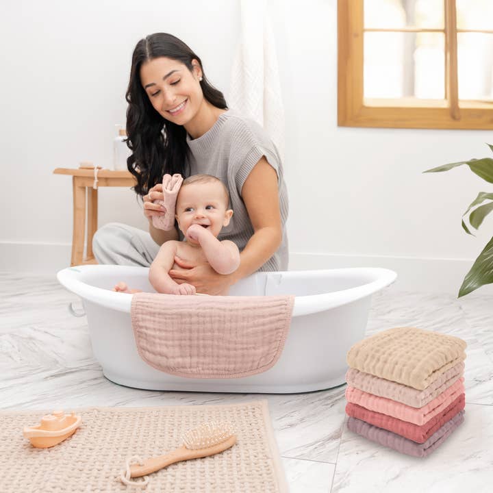 Comfy Cubs - Wholesale Wash cloth – Child & baby - Muslin Baby Washcloths, Soft 10"x10" Cotton by Comfy Cubs113