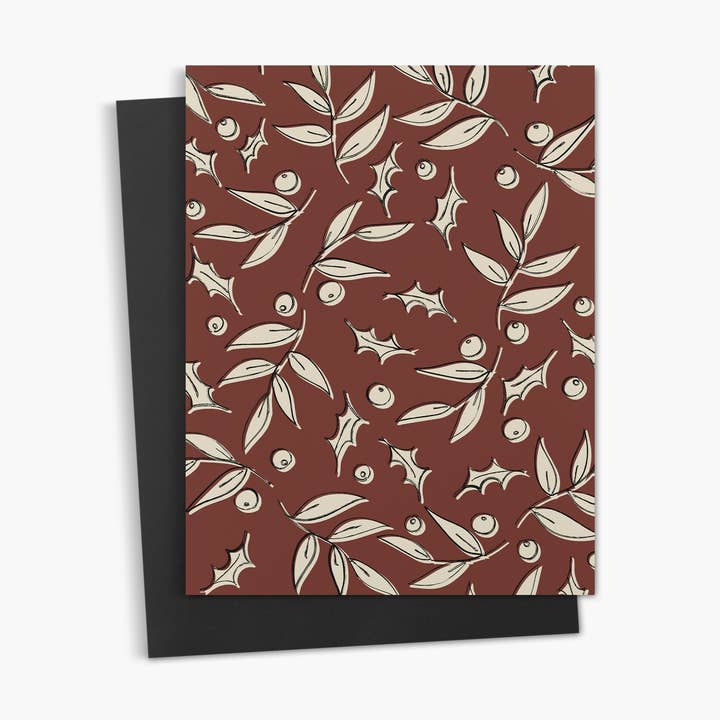 Christmas Pattern Greeting Card | Merry Christmas Card for wholesale by Hyggely