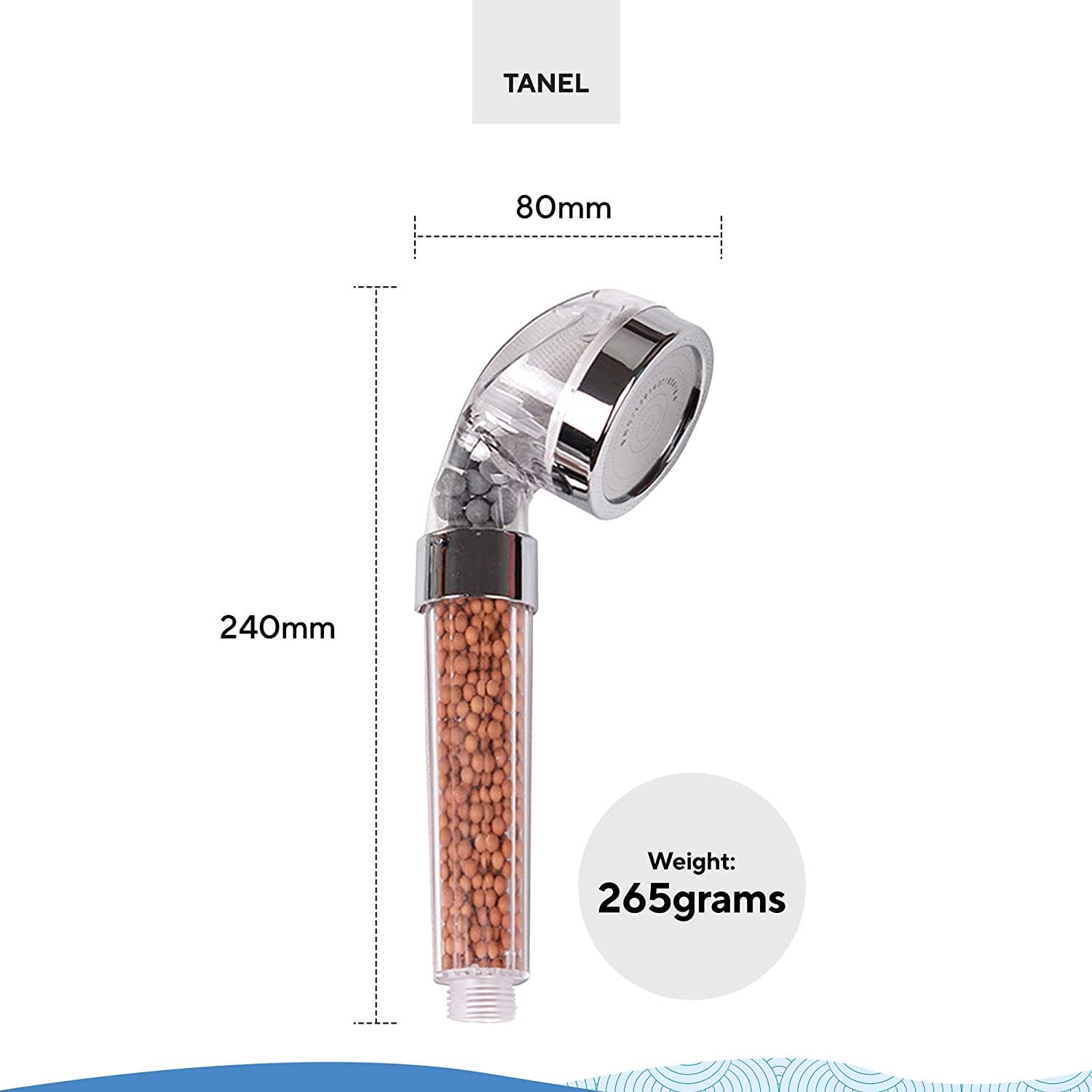 TANEL – wholesale Body wash/shower gel – Tanel Pure - High-Pressure Ionic Showerhead - Mineral Inc1