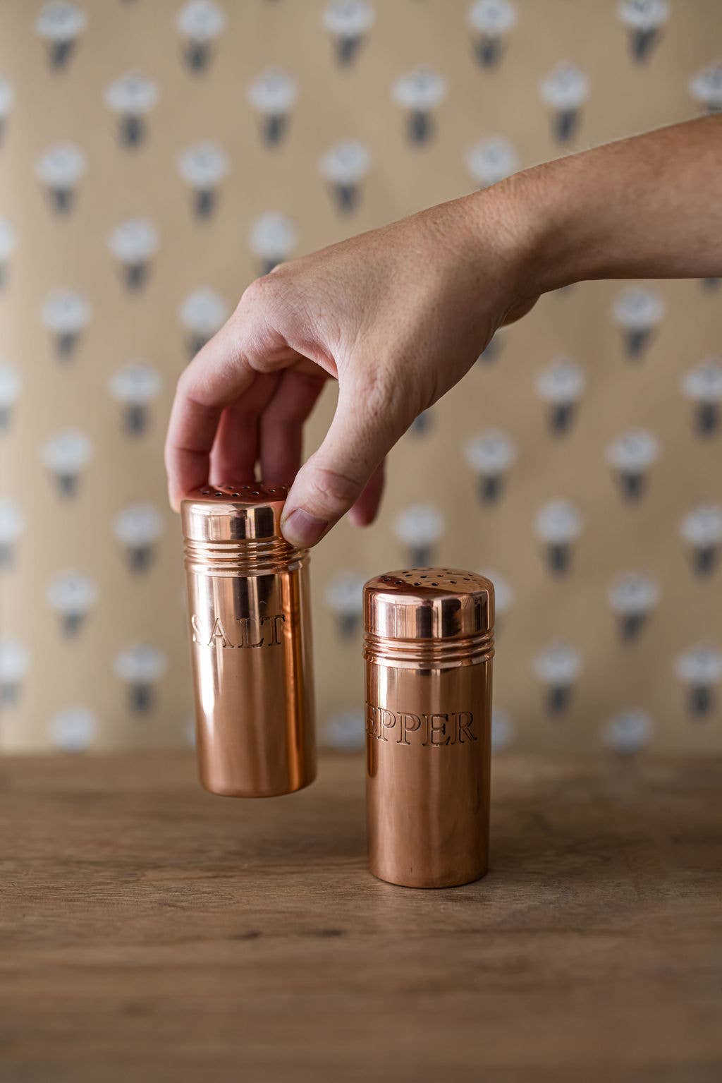 Galley and Fen - Wholesale Salt & Pepper Shaker Set - Copper Salt & Pepper Shakers9