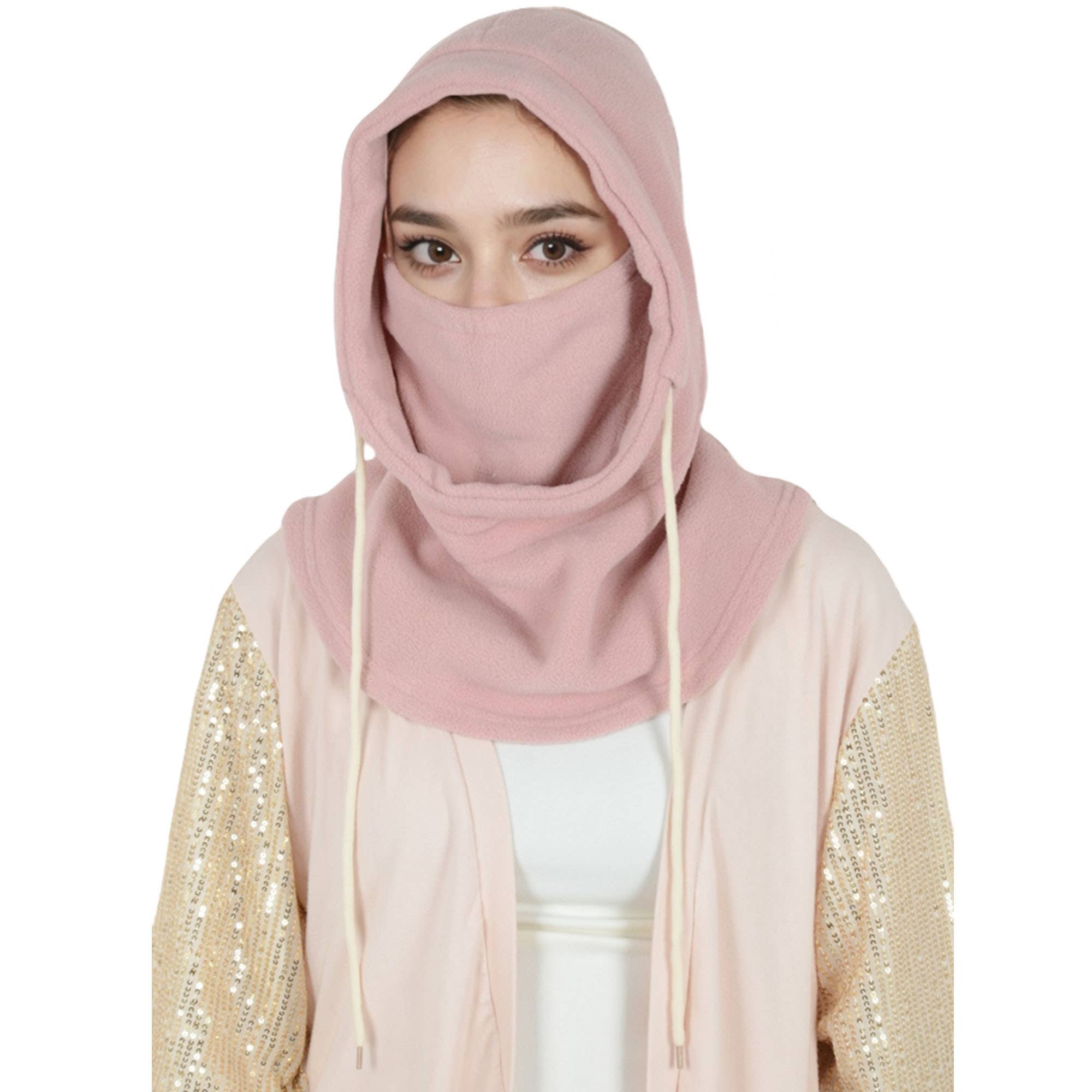 AK Brand - Wholesale Balaclava - Women's - Winter Fleece Face Mask Balaclava Warm Neck Face Cover Hat12