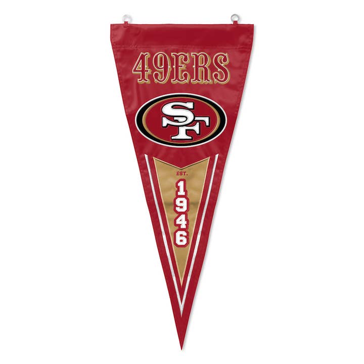 San Francisco 49ers Vertical Pennant for wholesale by Party Animal, Inc.