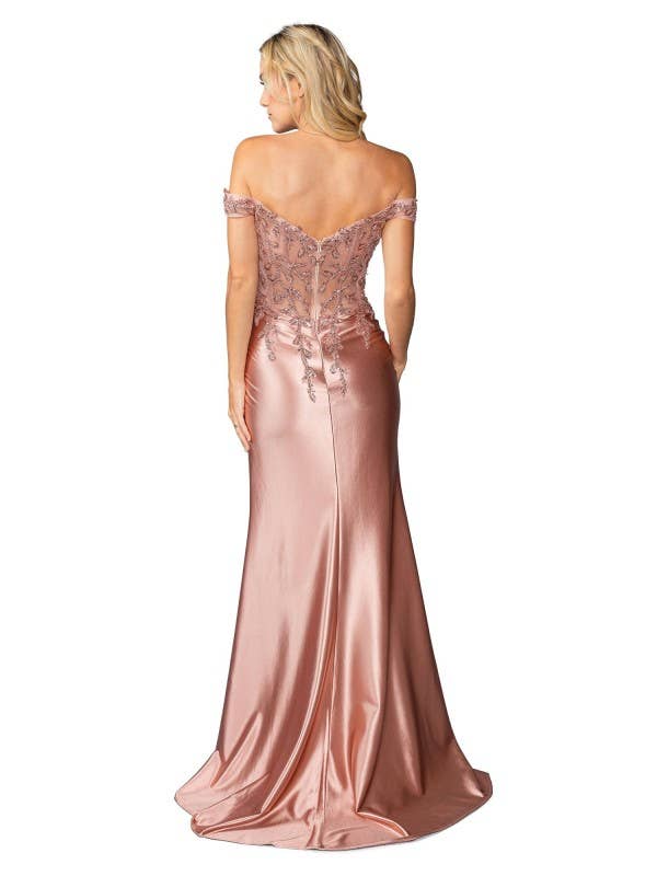 Dancing Queen Dress - Vente Robe de soirée – femme - Robe de bal avec ornement en dentelle et traîne de cour2