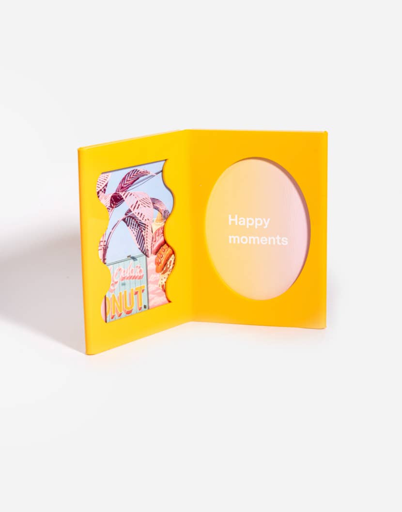 L'expressionist - Wholesale Picture frame - Yellow pop acrylic double photo frame