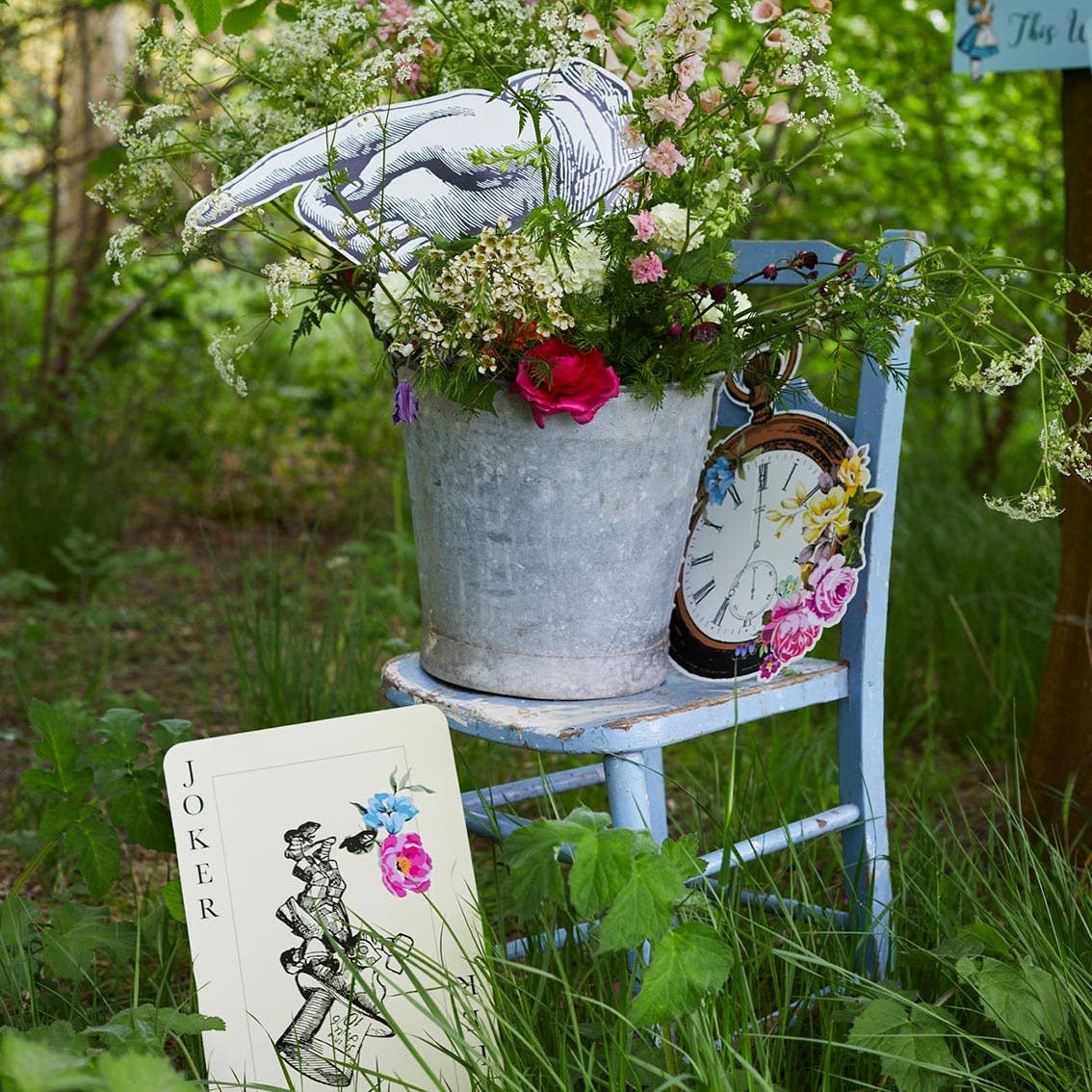 Talking Tables USA - Wholesale Decal - Party Decorations - Alice Party Decorations - 8 Pack | Tea Party |1