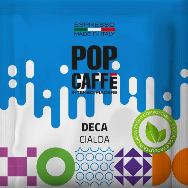 POP CAFFE' - Wholesale Instant Coffee/Espresso - POP CAFFE' WAFFLE ESE 44
DECAFFEINATED BLEND
BOX OF 1501