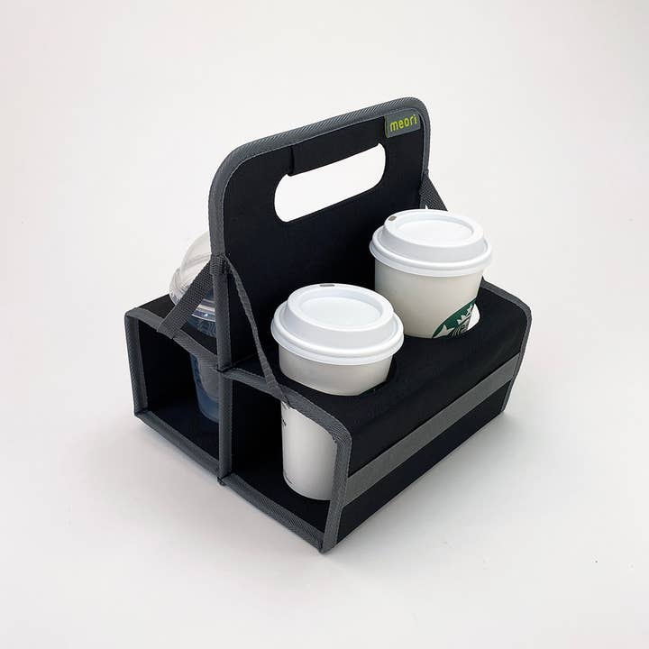 meori Inc - Wholesale Drink Huggers & Koozies - Reusable Drink Carriers, 4 & 6-Cup, Collapsible