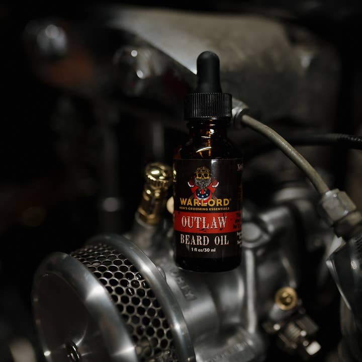 Warlord - Men's Grooming Essentials | Veteran Owned - Wholesale Beard Styling Product - Outlaw Beard Oil
