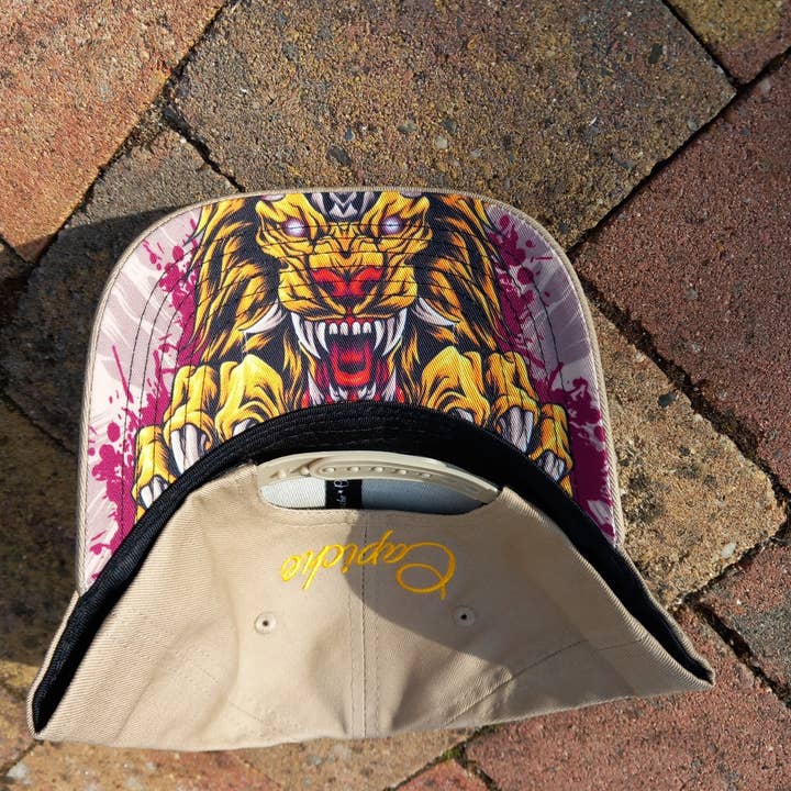 Capiche - Wholesale Baseball Cap - Men's - Lion Curved Baseball Cap - Beige6