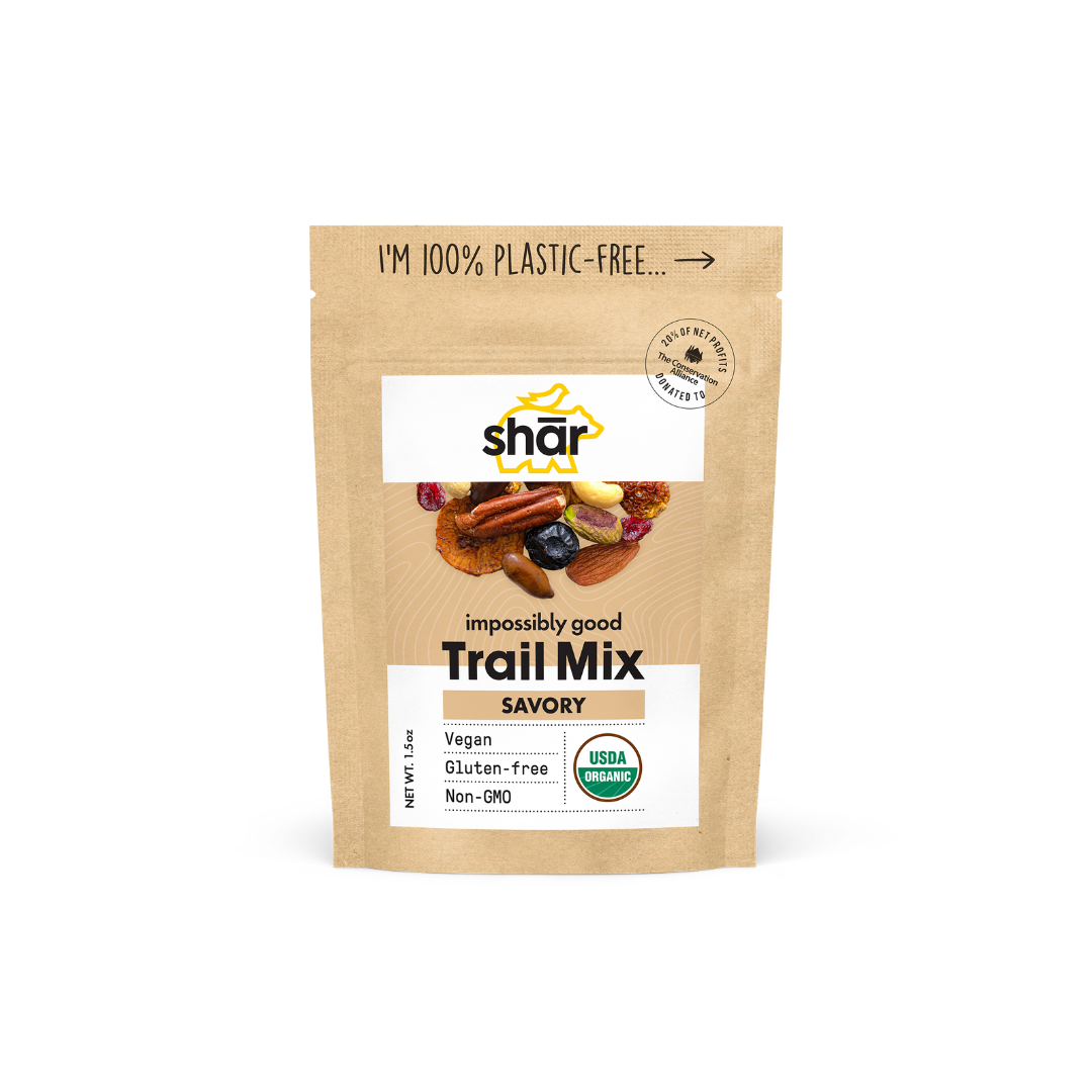 shār snacks - Wholesale Trail Mix - 1.5 oz Mini Shār Trail Mix - Savory Recipe1