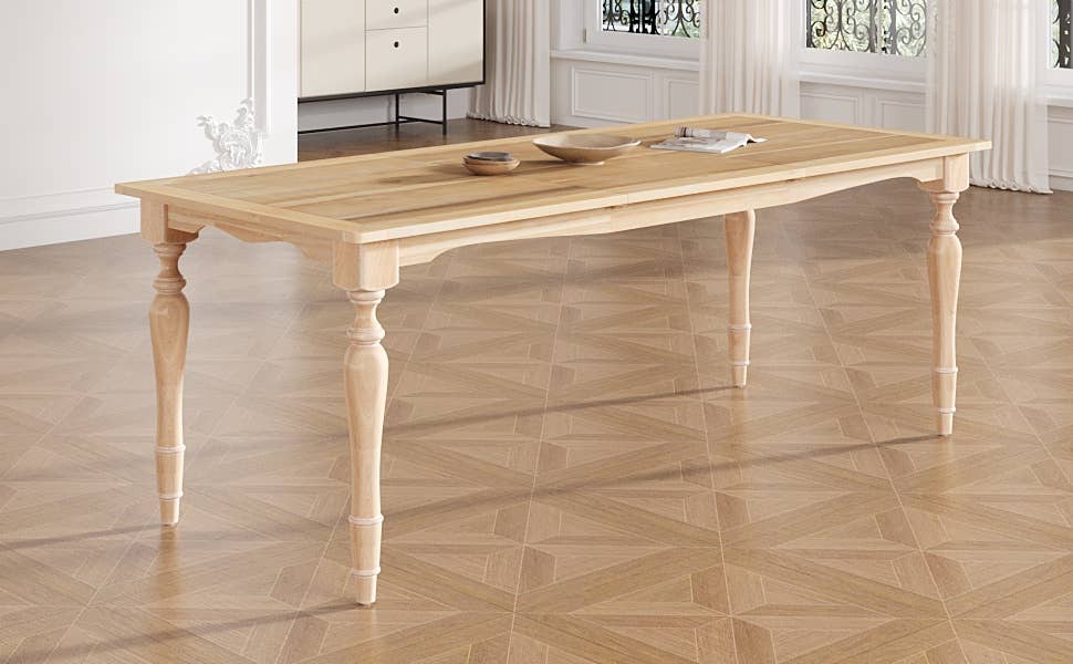 HOMYCASA DESIGN INC - Wholesale Side Table - 82" Extendable Solid Wood Dining Table - Vintage8