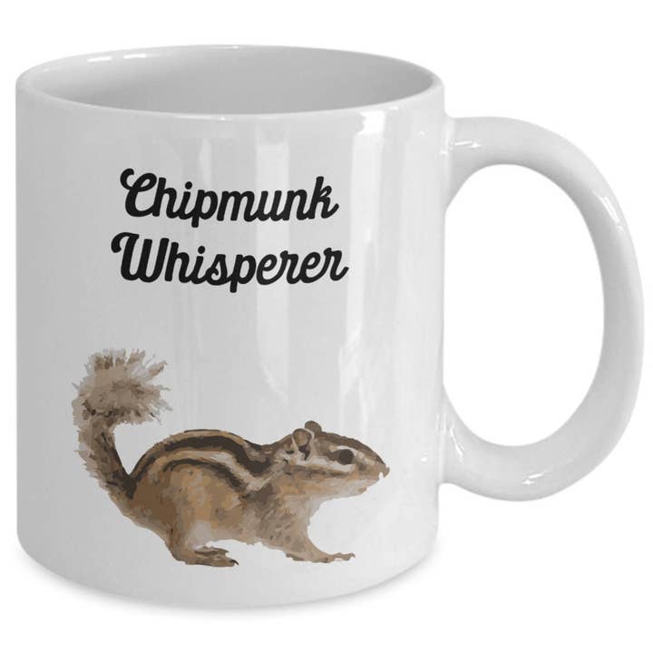 CustomHappy - Wholesale Coffee Mug - Chipmunk Whisperer Coffee Mug - Funny Coffee Cup