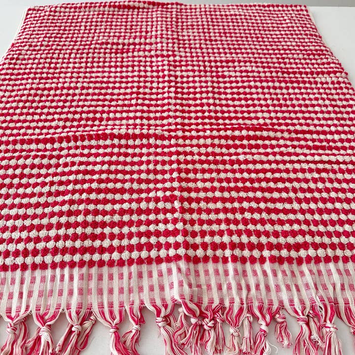 YURTLUS – Engroshandel Strandhåndklæde – Badehåndklæde 36x 70, strandhåndklæde, blødt tykt håndklæde, badeværelse badehåndklæde 36x 70, strandhåndklæde, blødt tykt håndklæde, økologisk, badeværelsesboble - rød 8