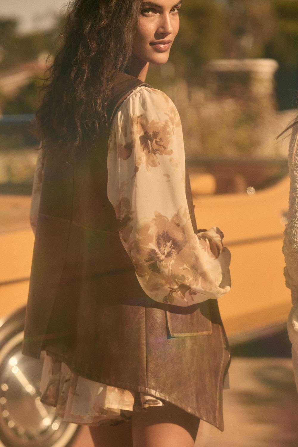 Promesa USA - Wholesale Outerwear Vest - Women's - Faux Leather Snap-Front Vest2