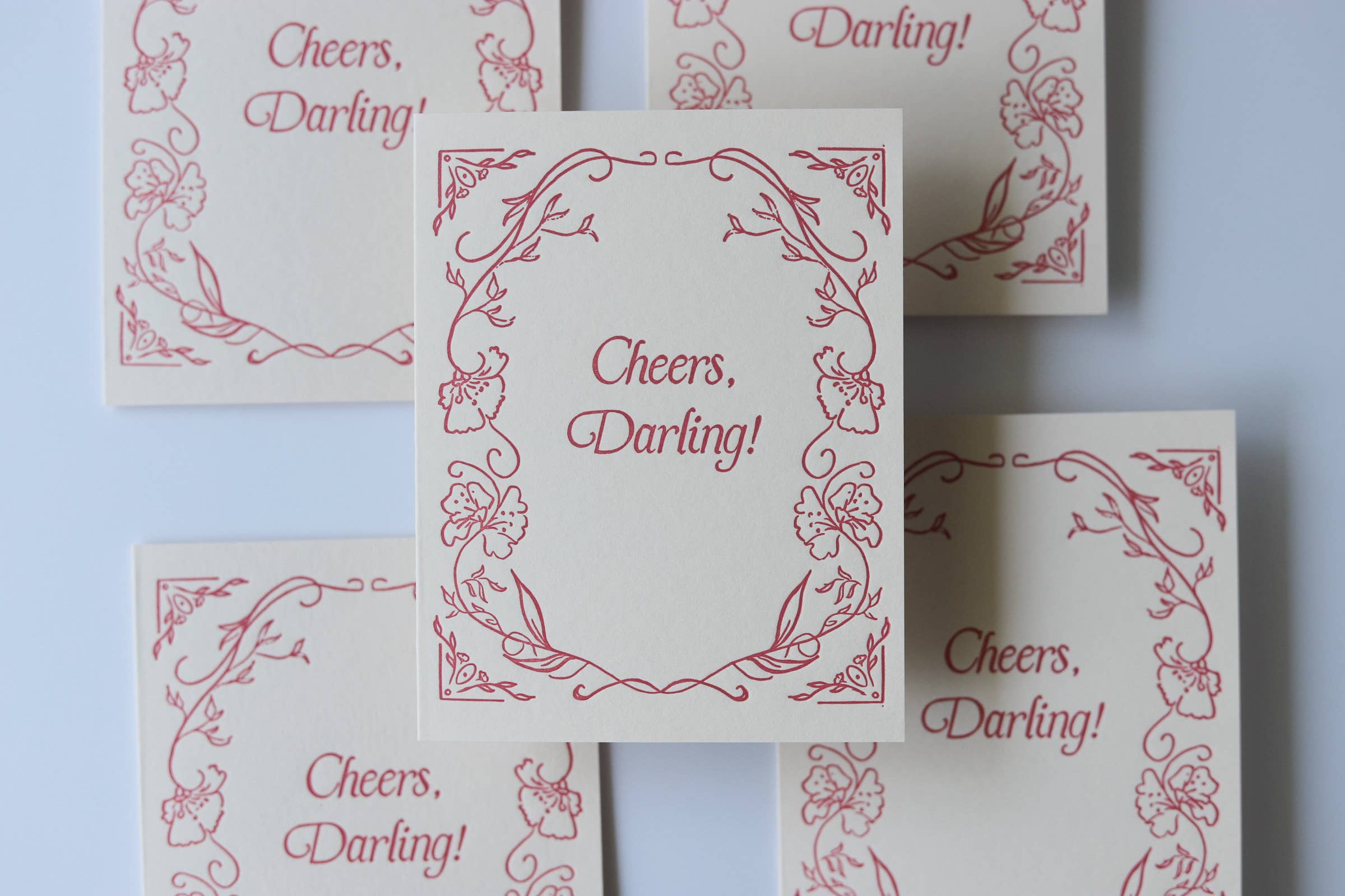 Ashley Frye Studio – wholesale Everyday greeting card – Cheers, Darling!5