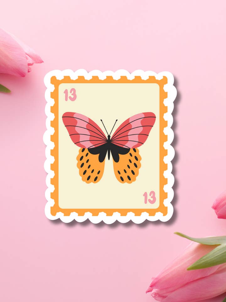 Fjärilsstämpel Vinylklistermärke för wholesale av Hikaru Tara Art Arst & Craft Gift Shop