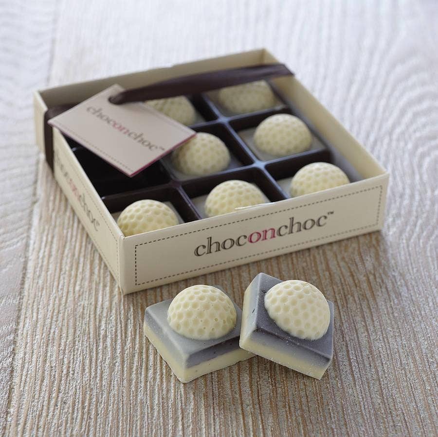 Choc on Choc – wholesale Chocolate box – Chocolate Golf Balls1
