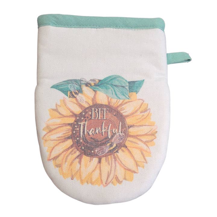 "Autumn Gold" Sunflower-Themed Grabber Mitt for wholesale by Duke Imports