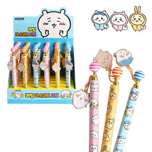 K_Wonderland - Wholesale Pencil - Chiikawa Metal Mascot lead pencil Sharp Pencil