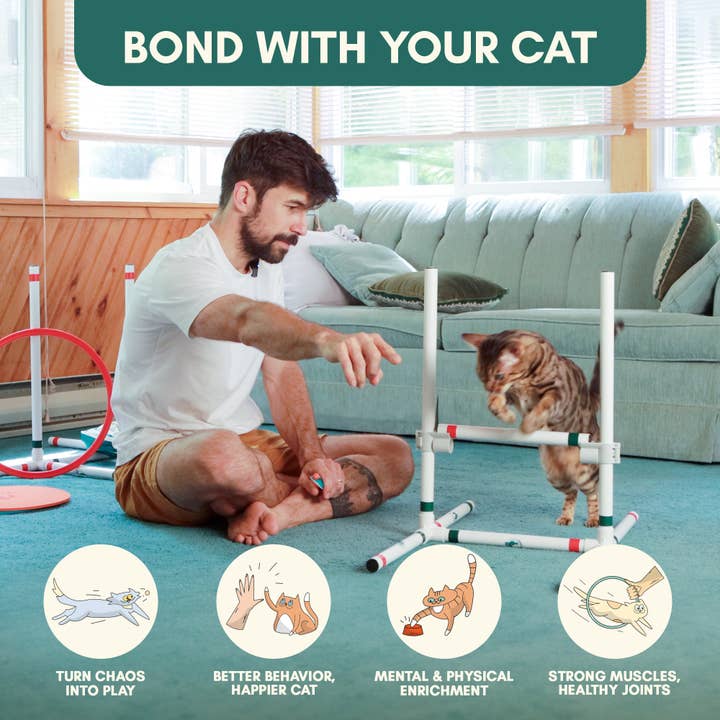 Outdoor Bengal - Wholesale Pet Toy - Cat - CATGILITY™ Agility Kit for Cats1