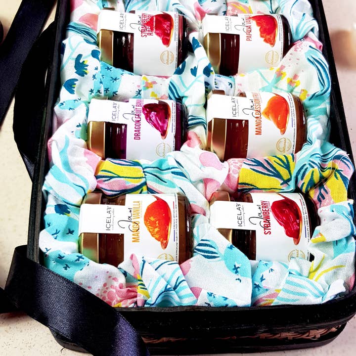 Icelab – Großhandel Marmelade/Gelee – Luxuriöser Geschenkkorb mit Gourmet-Marmeladen und Aufstrichen3