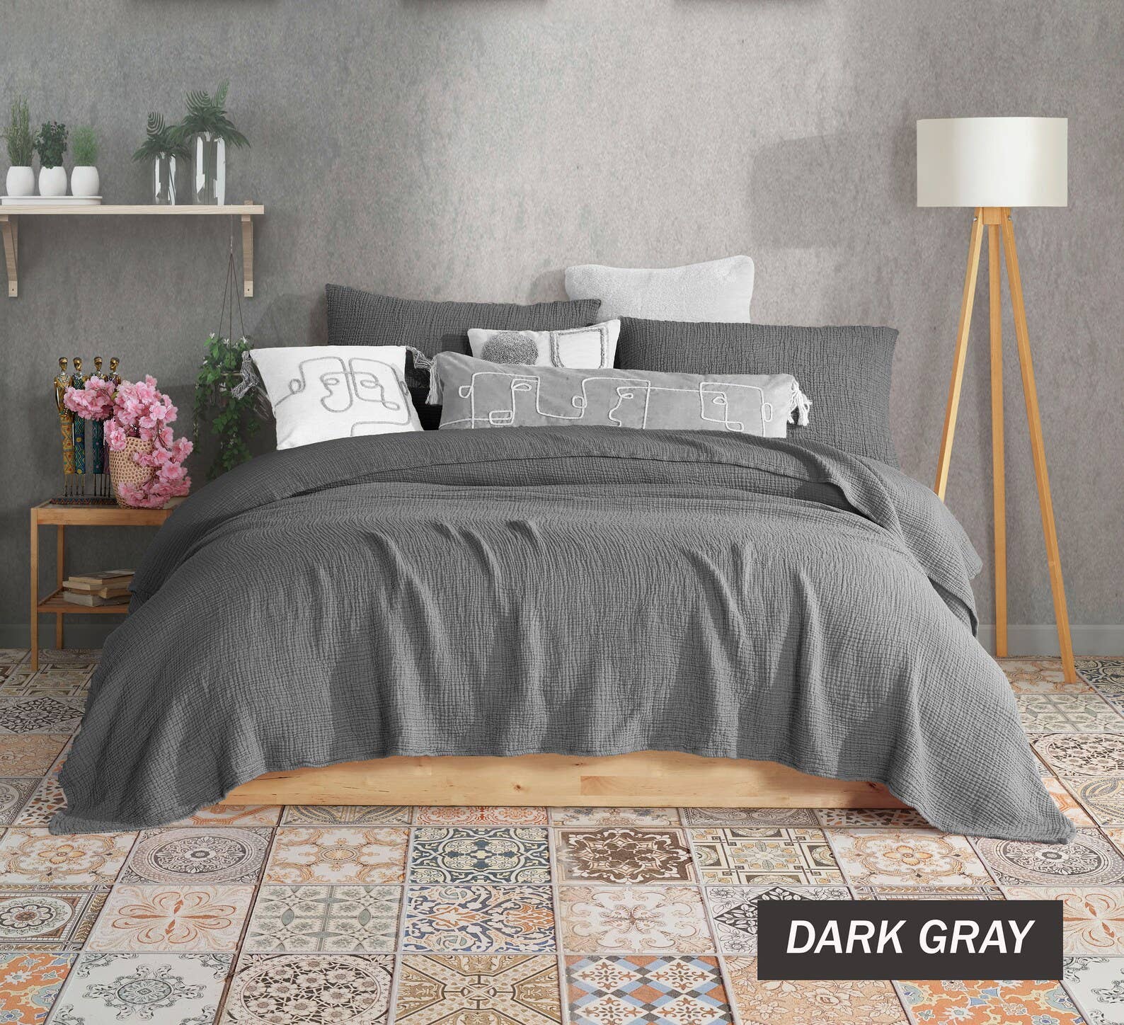 Aseel Buy Good - Wholesale Throw Blanket - Throw blanket Cotton Large Size Camel Color4