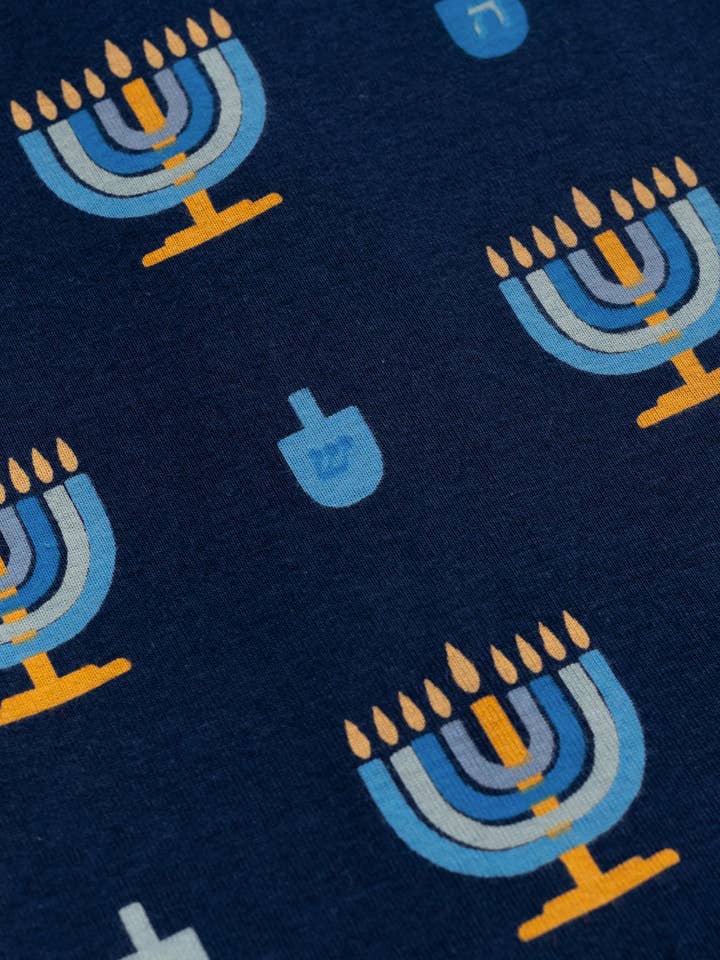 Monica + Andy - Wholesale Dress - Kids - Long Sleeve Crewneck Tee_Dreidel Dreidel