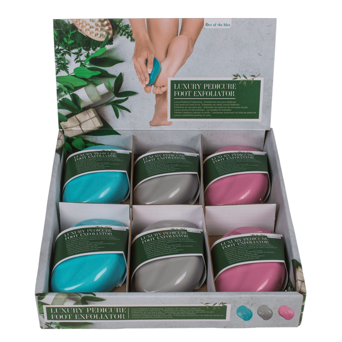 Out of the blue KG - Vente Gommage/exfoliant pour les pieds - Exfoliateur de pieds de pédicure de luxe, env. 10 cm1