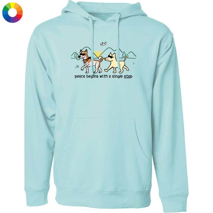 Spaziergang für den Frieden - Sweatshirt Pullover Hoodie für den Großhandel von Teddy the Dog