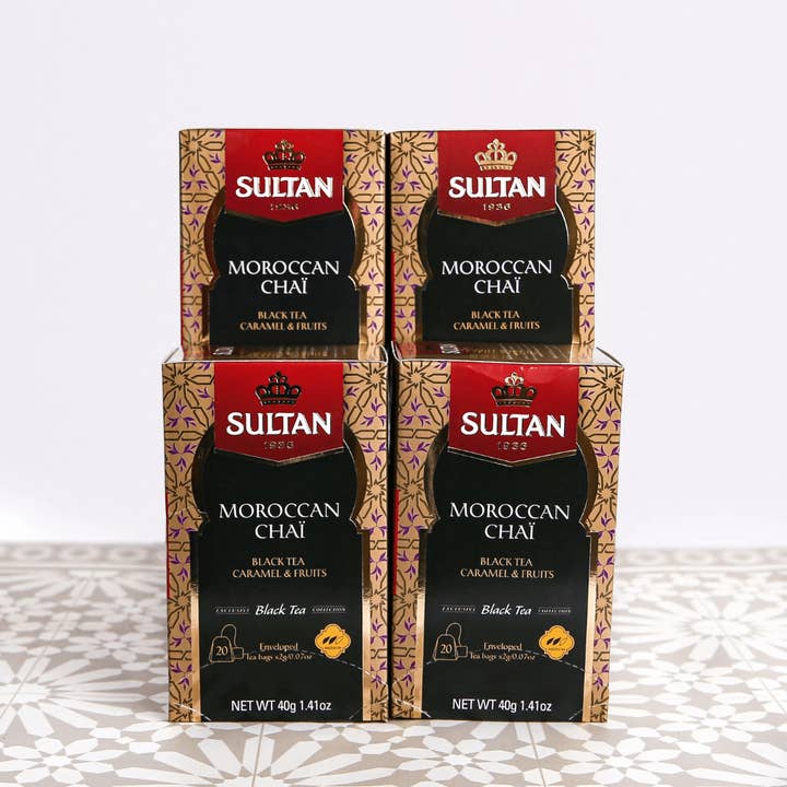Kenzadi - Wholesale Tea Bags - Sultan Chai Caramel and Fruits Tea - 20 Tea Bags3