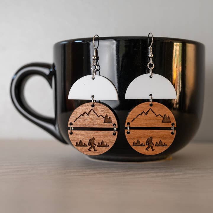 HoneyGlow Designs - Wholesale Dangle Earrings - Bigfoot Earrings1