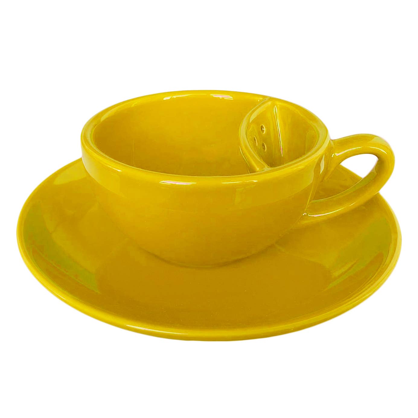 Arcucci Trade - Wholesale Coffee/Tea Cup - LOVERAMICS TEA CUP WITH INFUSER AND PLATE 4 COLORS CERAMIC2