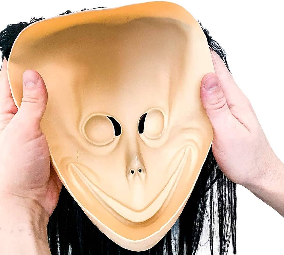 Lelaffet - Venta al por mayor Disfraz - Unisex - Máscara de látex aterradora de Halloween para adulto Momo Joker7