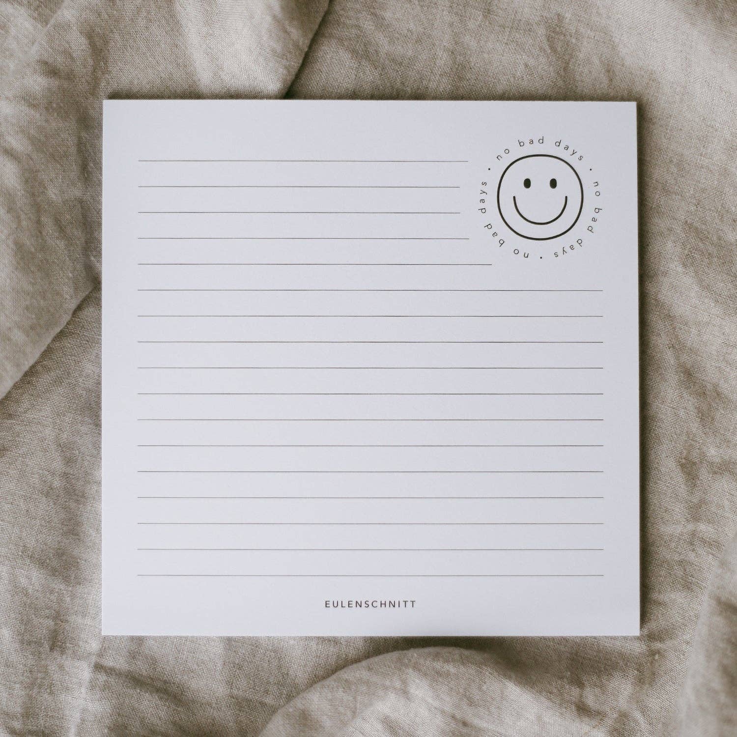 Eulenschnitt - Wholesale Notepad - Block No bad days (PU = 10 pcs)1