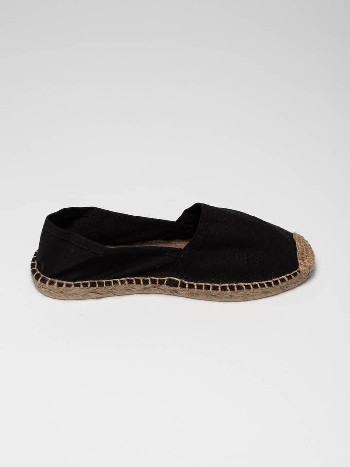 ARMY Espadrille - black- box 24 pairs for wholesale on Faire0