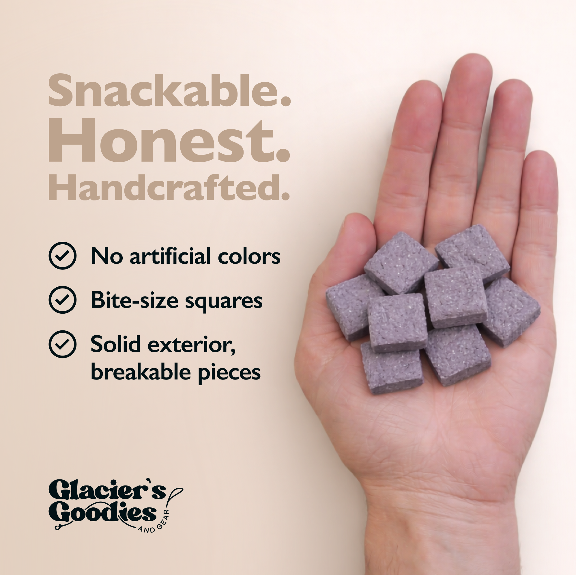 Glacier's Goodies - Wholesale Pet Treats - Dog - Goat Milk Dog Treats – Carob (7oz) 6pack3