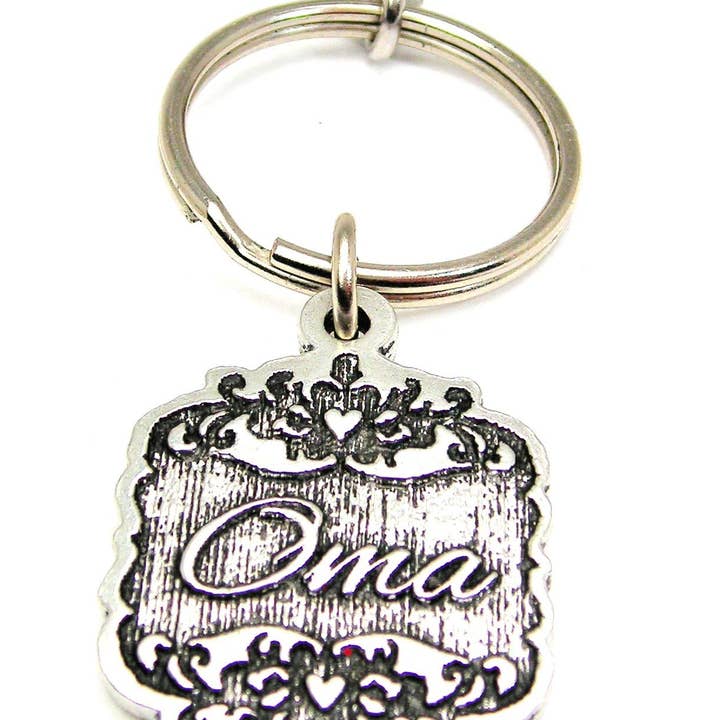 Chubby Chico Charms - Wholesale Keychain - Women's - Oma Victorian Scroll Key Chain