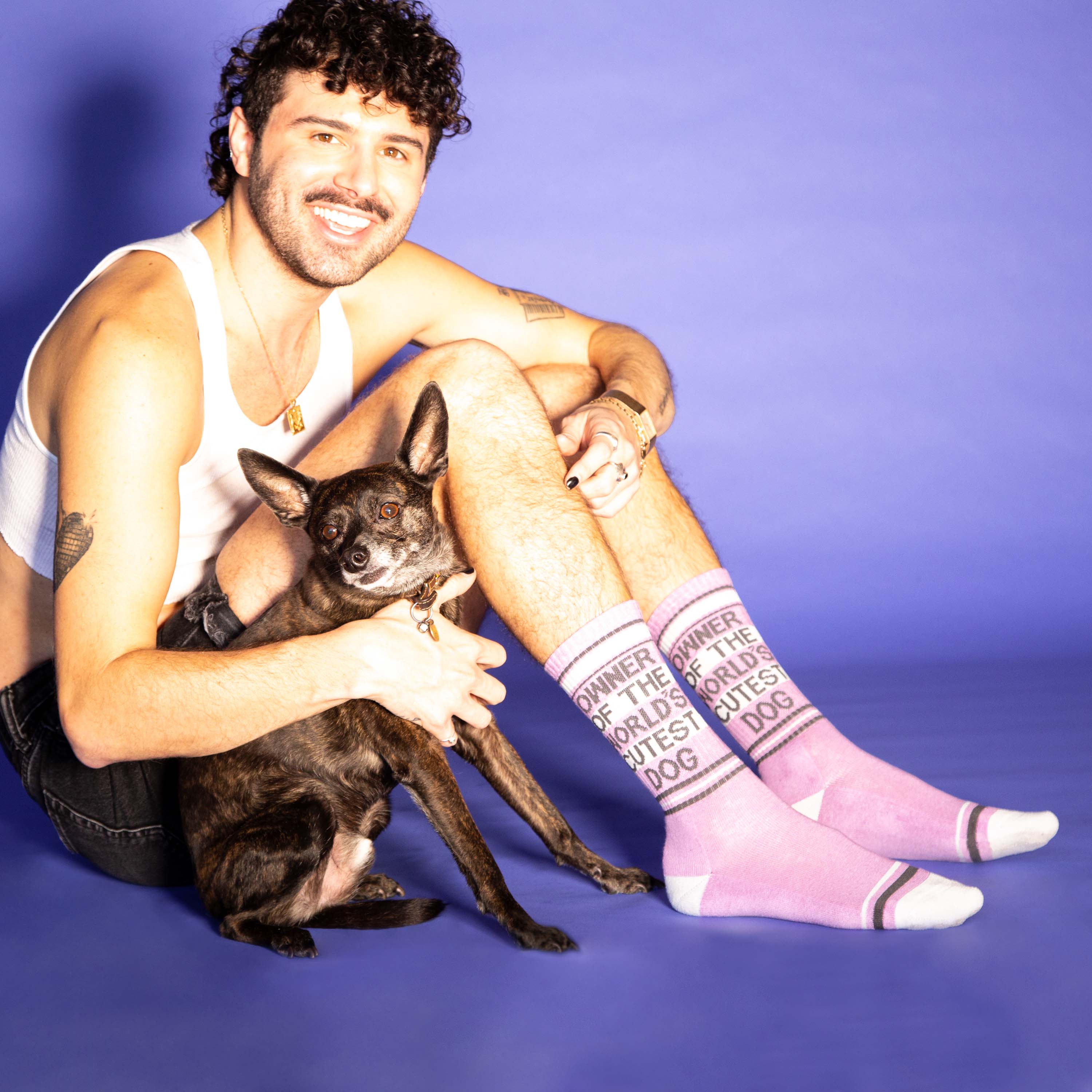 Gumball Poodle - Wholesale Socks - Unisex - Owner Of The World's Cutest Dog Gym Crew Socks6