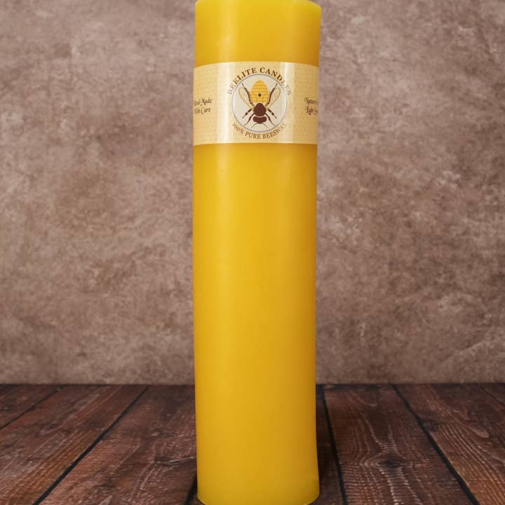Beelite Candles - Wholesale Pillar Candle - Smooth Beeswax Pillar Candles23