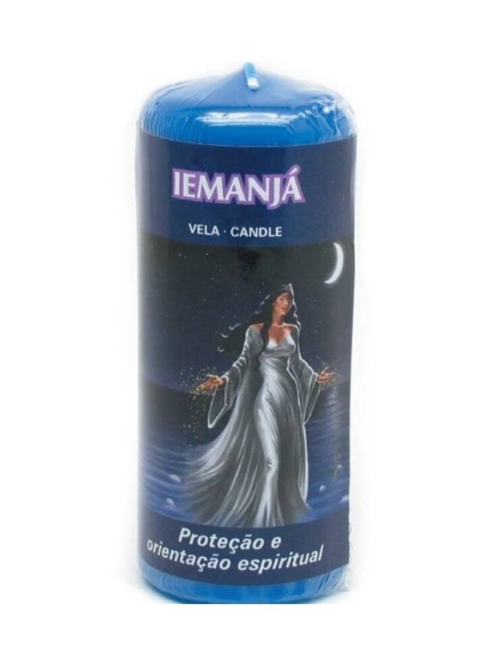 Vela Pilar 4,8x12cm Iemanjá para venta al por mayor de AUM Fragrances