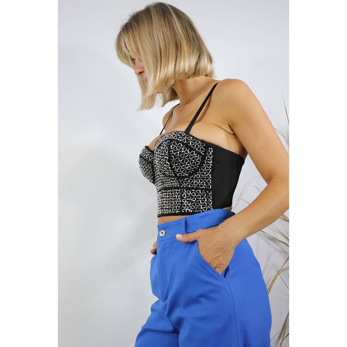 Mulla - Wholesale Bustier - Women's - RHINESTONE BUSTIER5