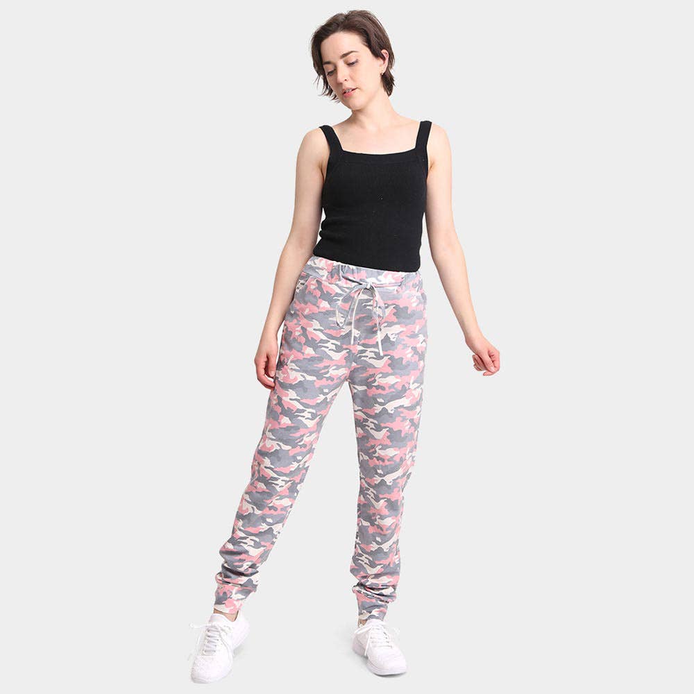 Sensibling Corp. - Wholesale Lounge Sweatpants/Joggers - Women's - Camouflage Patterned Loungewear Pants4